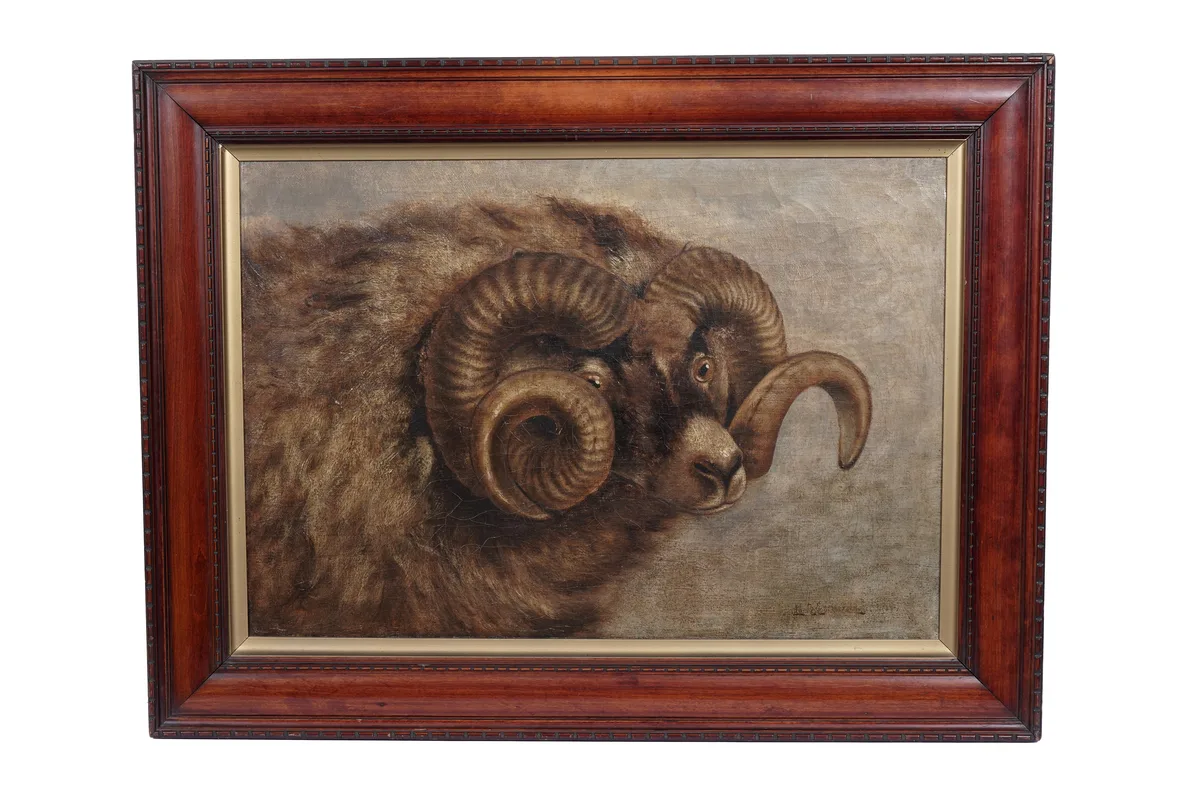 Henry Bewick Emmerson, The Ram, oil on canvas