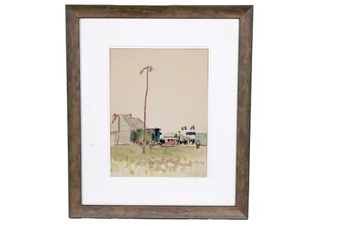 Ludovic Rodo Pissarro, Pontoise, watercolour