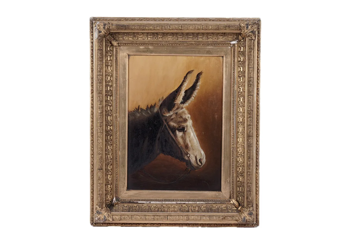 C. C. Ornsby, Portrait of a Donkey, oil on canvas