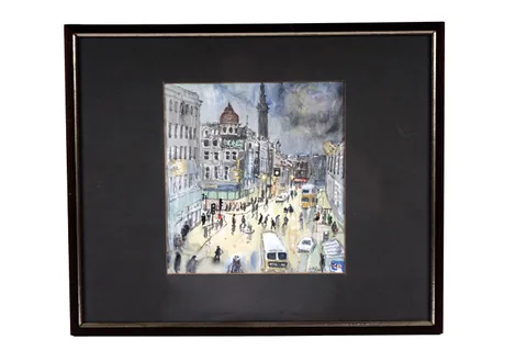 Charlie Rogers, Goldsmith's Corner, watercolour and pen on paper