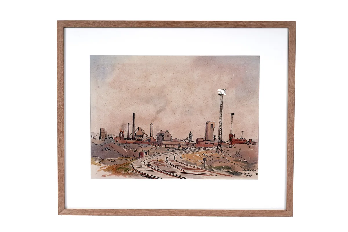 Alan Wade, Monckton Main, watercolour and pen