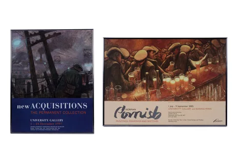 Norman Cornish, Two Exhibition Posters, lithograph poster