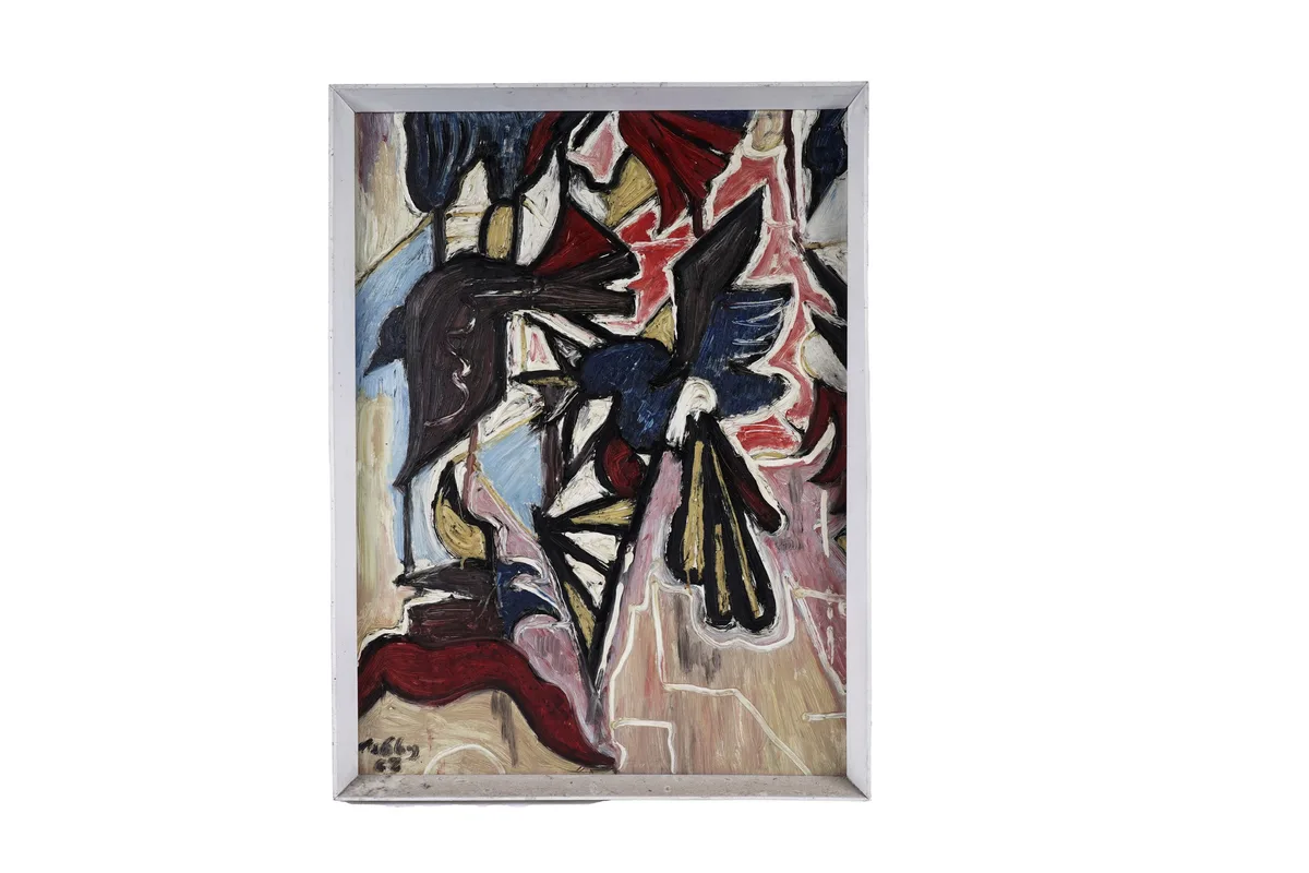 Ashby, Birds, oil on board