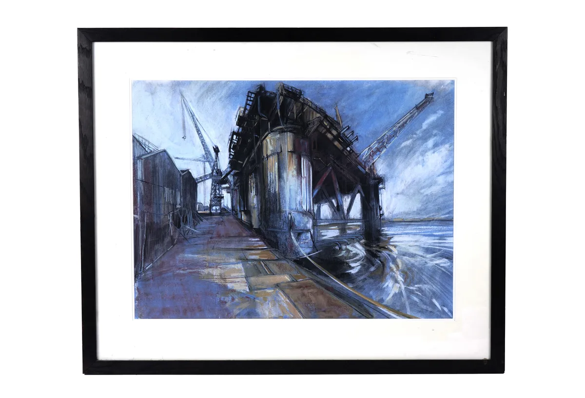 Clare Money, Oil rig in harbour, Oil rig in harbour