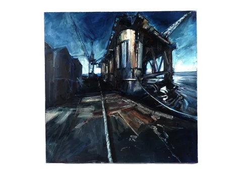 Clare Money, Oil rig in harbour, Oil rig in harbour
