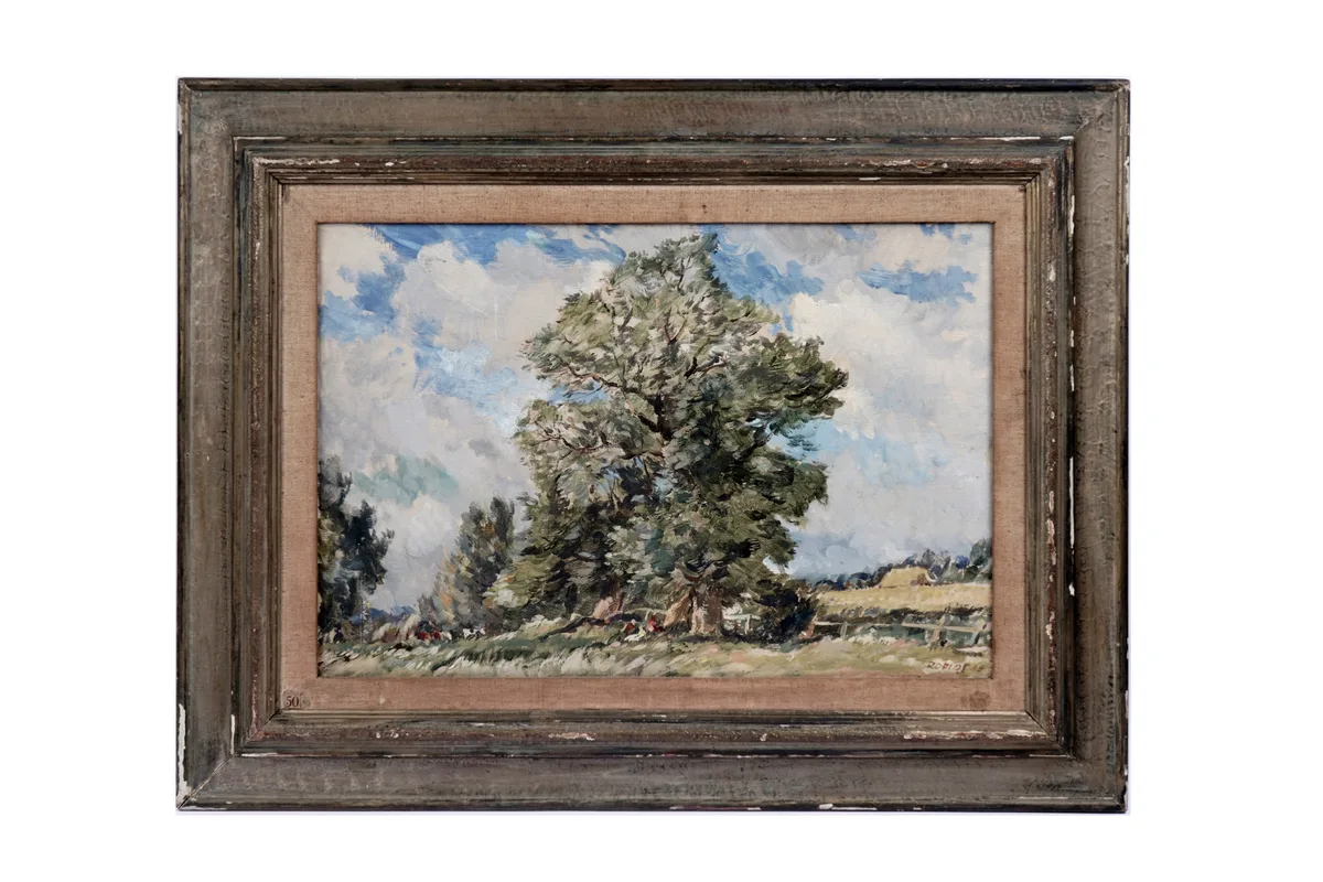 William Palmer Robins, Breezy Morning, oil on panel