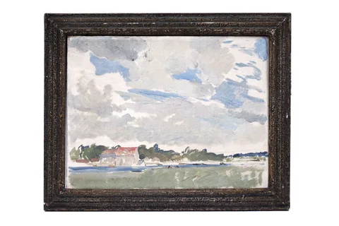 William Palmer Robins, Tide Mill, Woodbridge, oil on panel