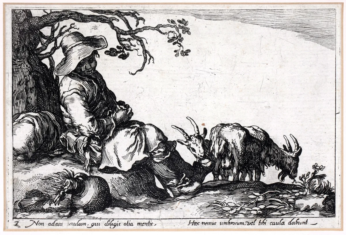 Bloemaert the Younger, Plate from 'The Leisure Series, engraving