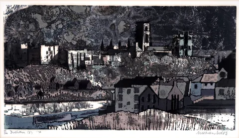 Norman Wade, Durham (2), limited edition lithograph 69/200