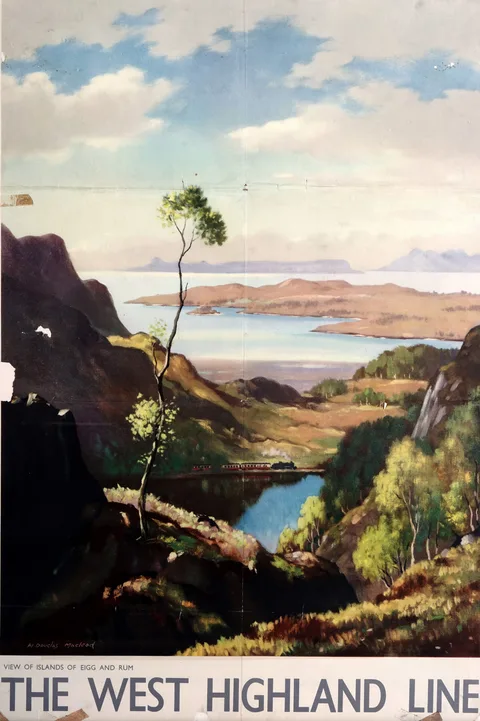 William Douglas Macleod, The West Highland Line, lithograph poster