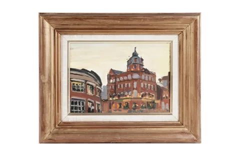 Warwick Butterfield, Big Lukes, oil on board