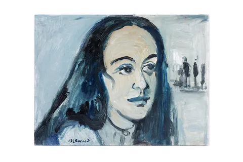 Nadia Weiner by James Lawrence Isherwood, oil on board, sold Aug 2025