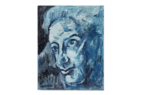 Sir John Barbirolli by James Lawrence Isherwood, oil on board, sold Aug 2025