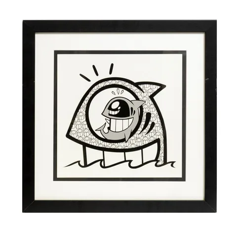El Pez, Submersible Smile, limited edition silkscreen, 41/44