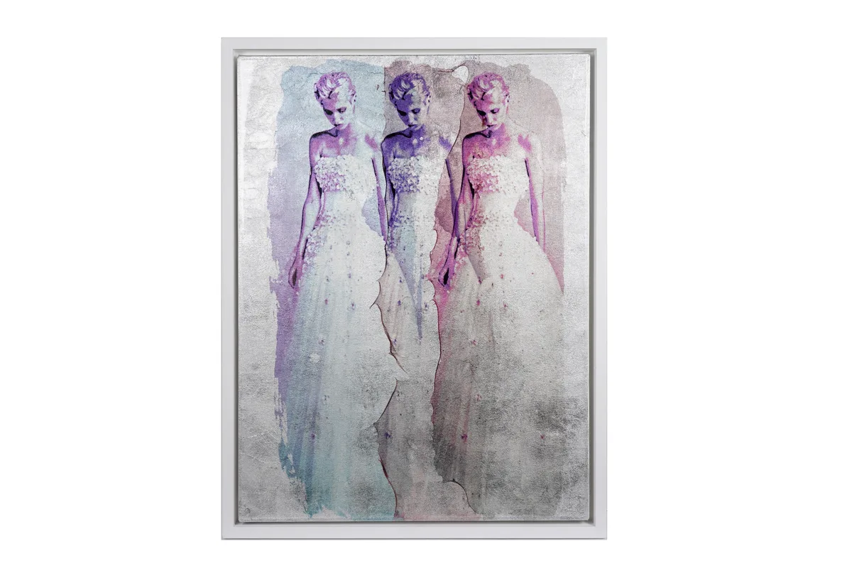 Pezhman, Boudoir Appearance IV, mixed media on canvas