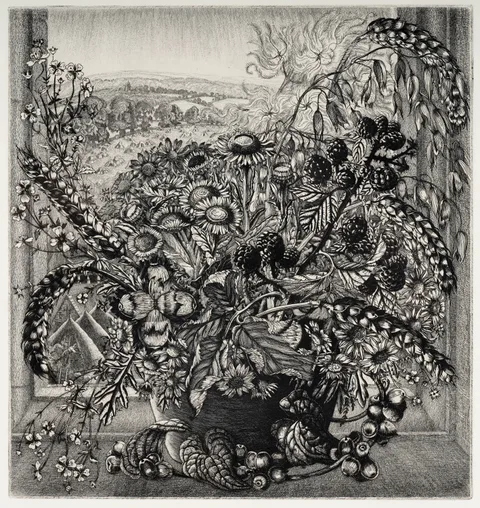 Robin Tanner, Autumn, pencil signed