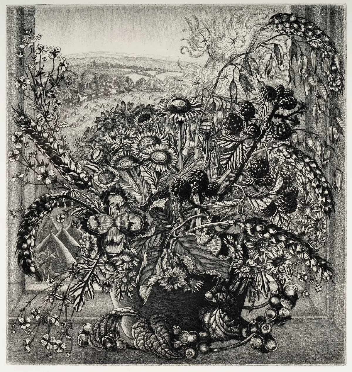Robin Tanner, Autumn, pencil signed
