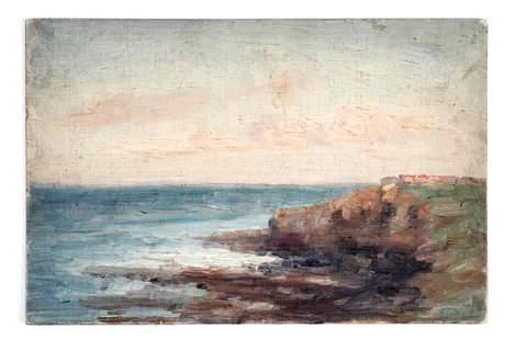 Robert Jobling, Sea and Shore, oil on canvas