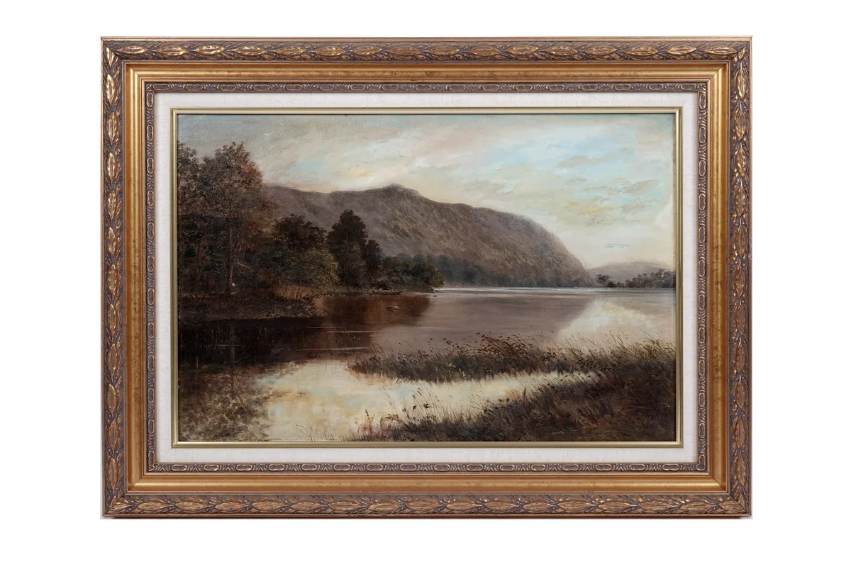 J.W. Eyre, Rydal Water, oil on canvas