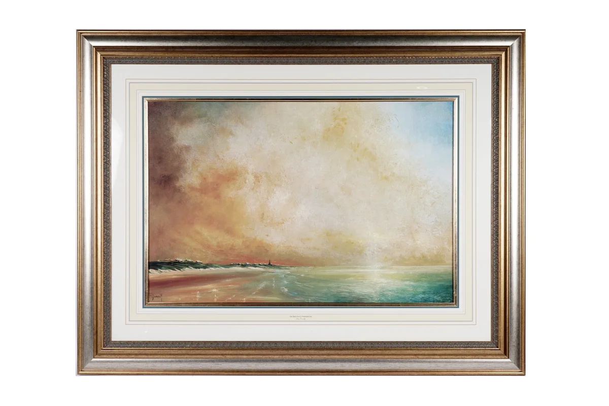 Terry Donnelly, The Beach at Tynemouth, oil on canvas