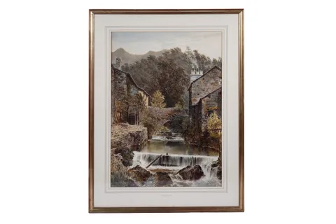Thomas Greenhalgh, Old Mill, Ambleside, watercolour