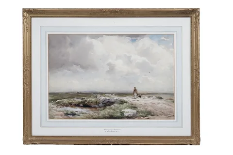 Wycliffe Egginton, Changing Pastures, watercolour