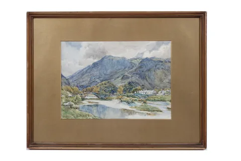 John Hodgson Campbell, Grange, Borrowdale, watercolour