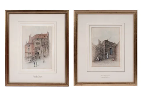 James Wood, Newcastle Views, watercolour