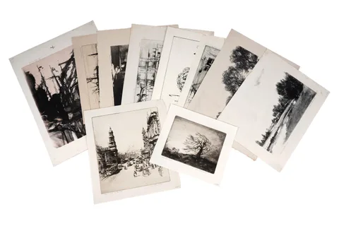 John C. Goodchild, Twelve works, all pencil signed