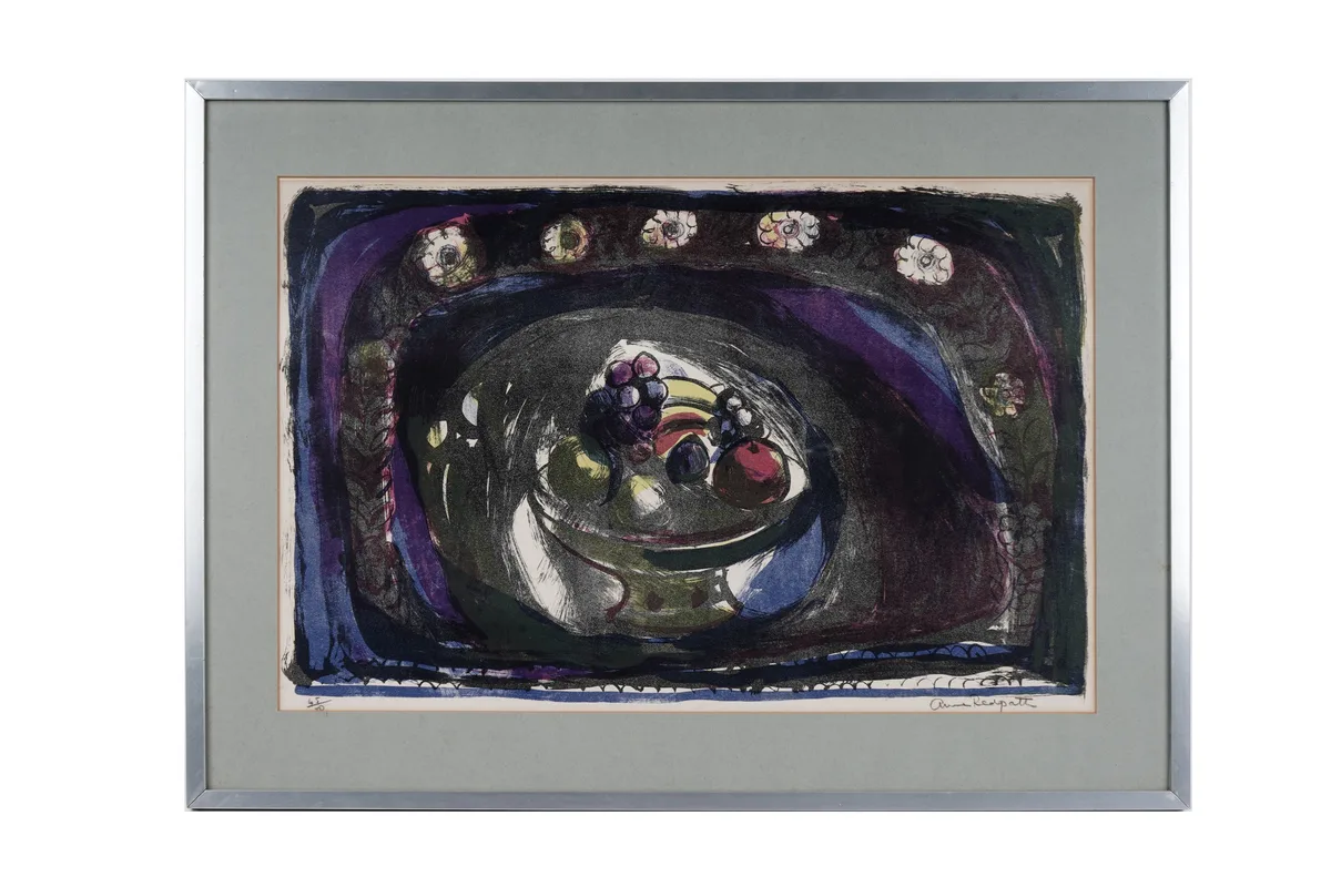 Anne Redpath, The Fruit Bowl, pencil signed