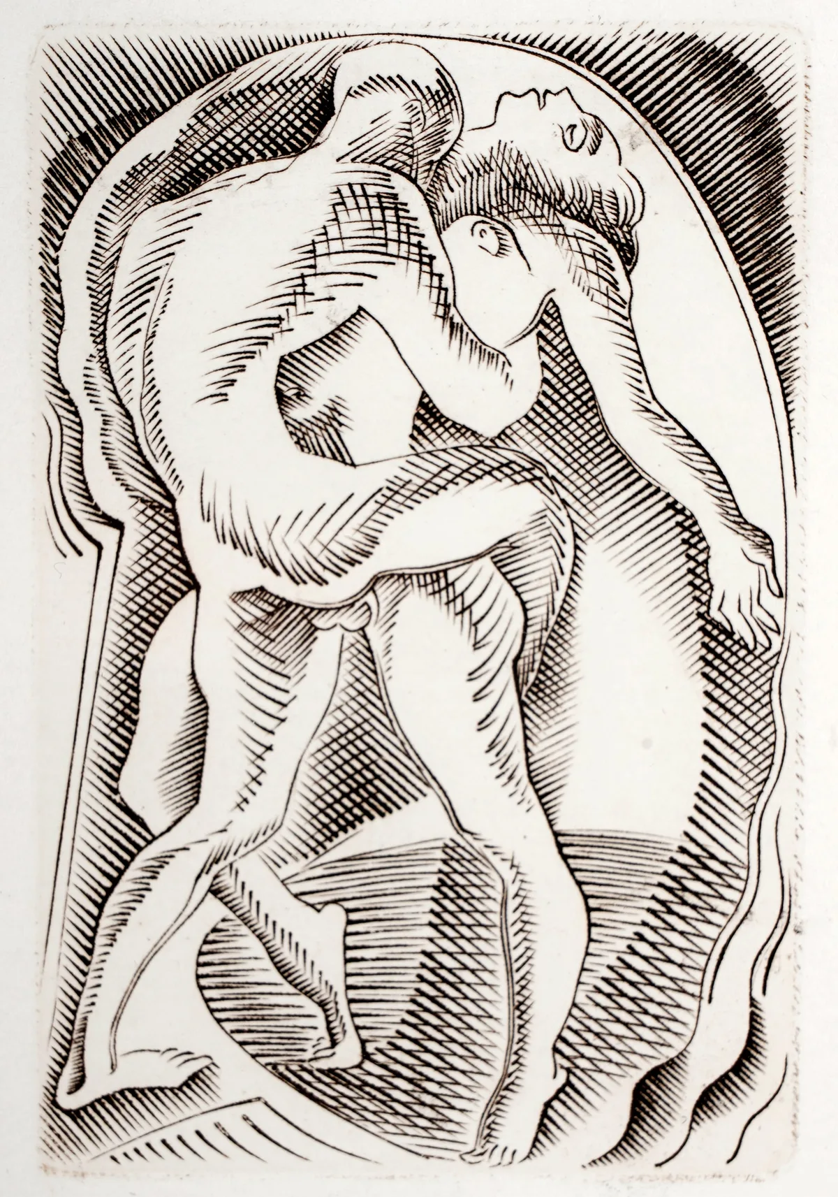 Gertrude Hermes, Garden of Caresses, pencil signed