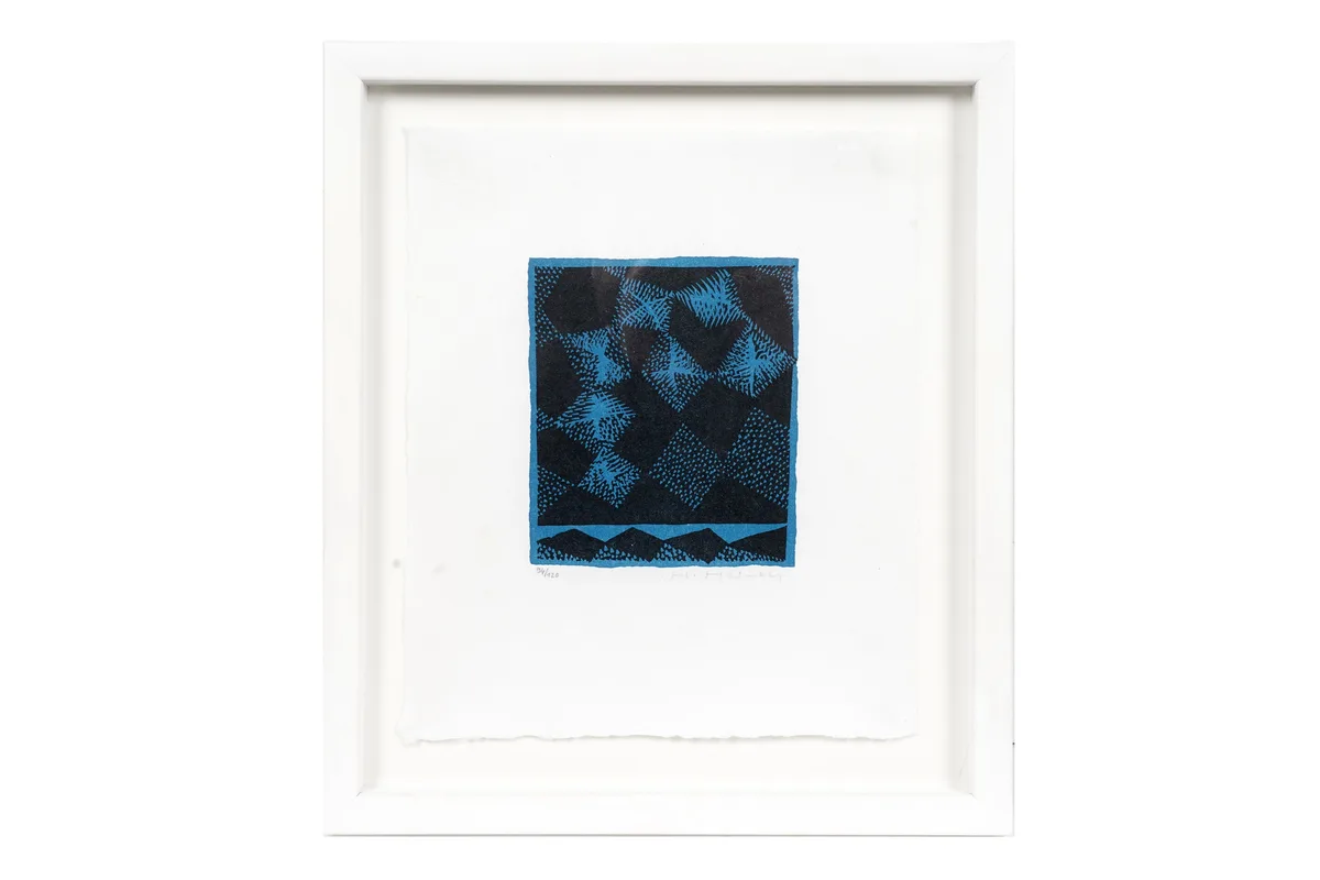 Horst Heinen, Sternnacht, limited edition silkscreen 94/120