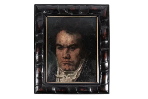 Rudolf Eichstaedt, Portrait of Beethoven, oil on panel