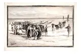 Robert Jobling, Bringing in the Catch, Fisherfolk on the Shore