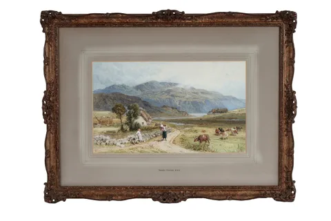 Myles Birket Foster, Loch Alsh, watercolour