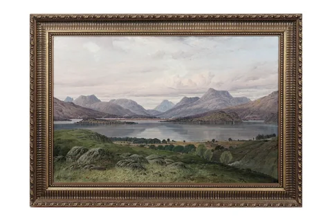 Robert Greenlees, Panoramic Lakeland View, oil on canvas