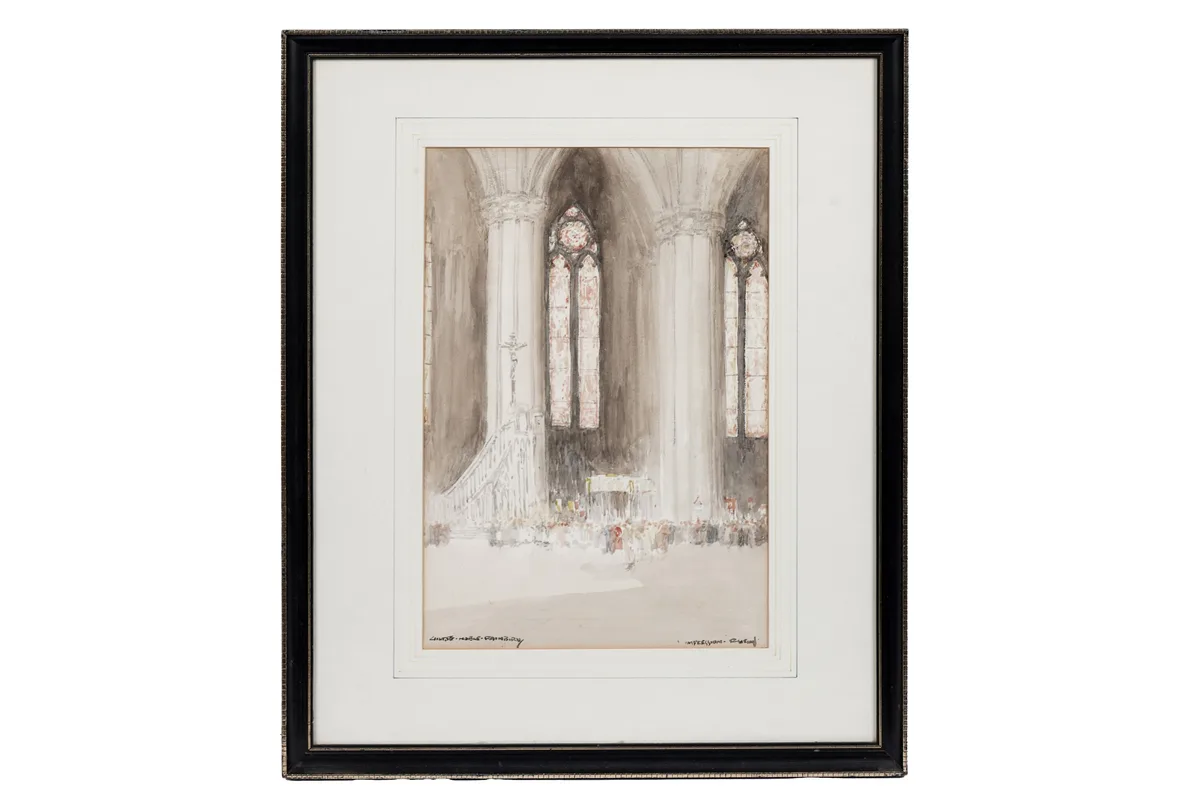Victor Noble Rainbird – Impression, Reims, watercolour