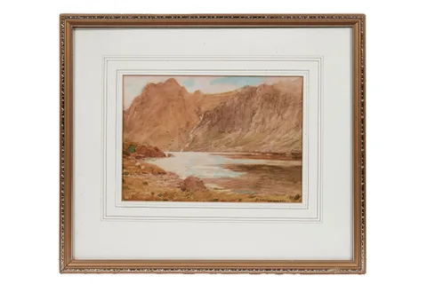 Alfred Heaton Cooper, The Tarn, watercolour