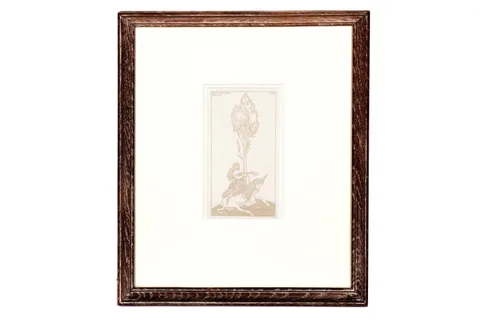 Thomas Sturge Moore, Unicorn Imprint, wood engraving on paper