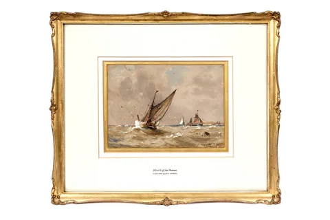Mouth of the Thames by Thomas Bush Hardy, watercolour, sold Apr 2025