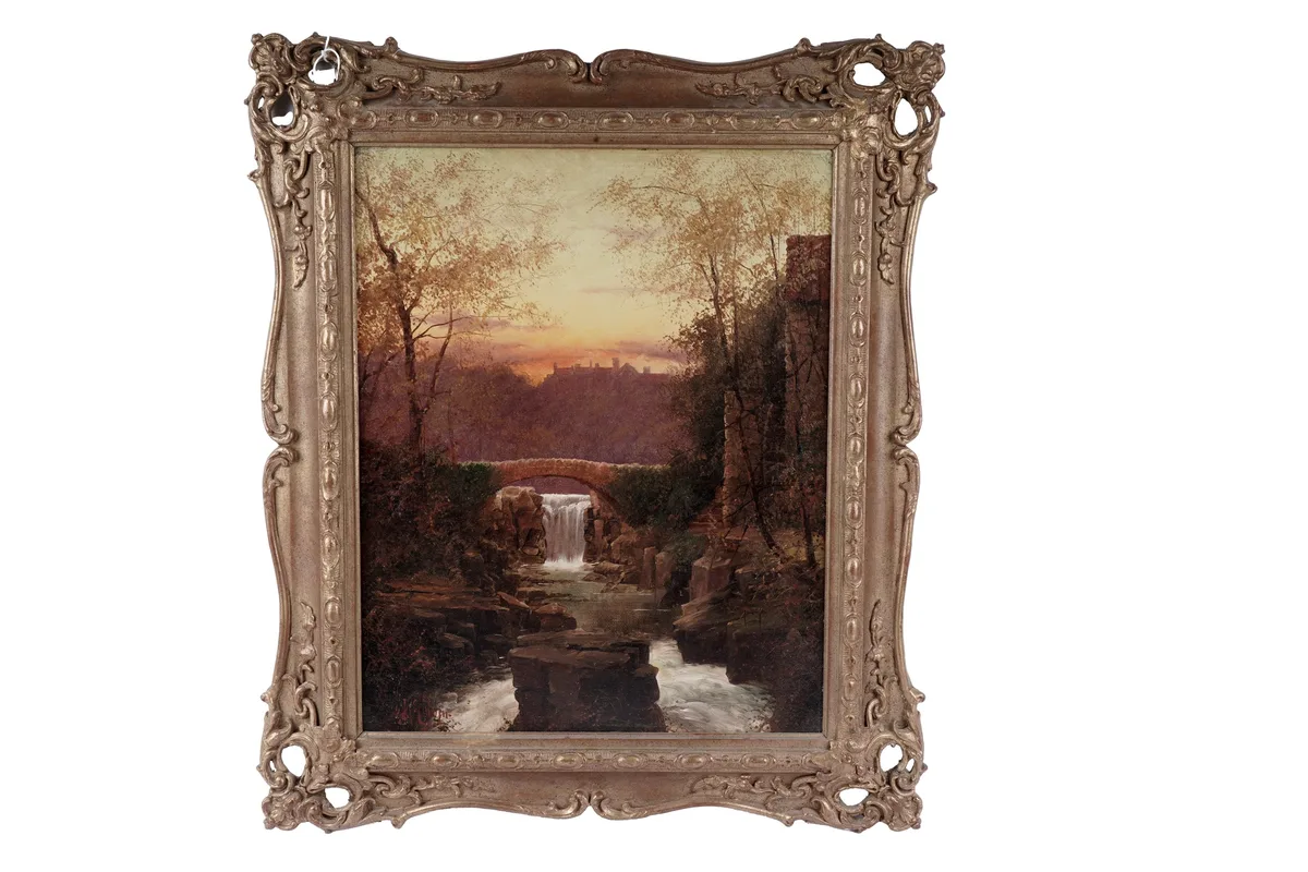 John McColvin, Jesmond Dene, oil on canvas
