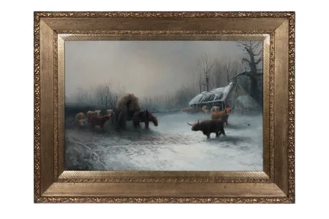 Phelan Gibb, December, oil on canvas