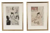 Utagawa Kunisada, Ladies altering their hair