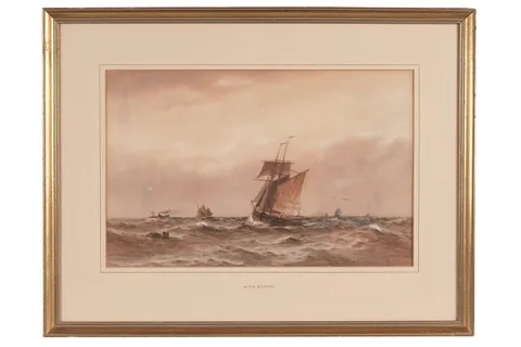 William Thomas Nichols Boyce, Sail and Steam, watercolour