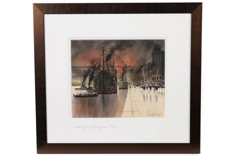 Peter Rodgers, Leaving the Quayside, pencil signed