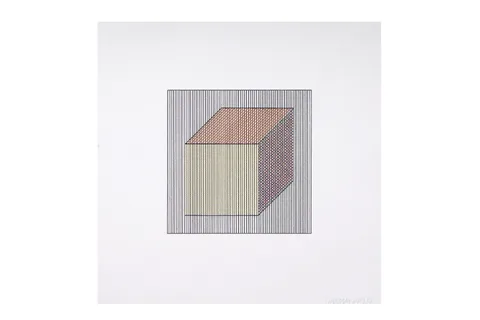 Sol LeWitt, Twelve Forms Derived from a Cube, limited edition printer's proof screenprint
