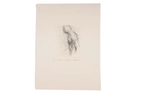 Lynching (Unbecoming) by Vernon Ah Kee, printer's proof lithograph, sold Oct 2024