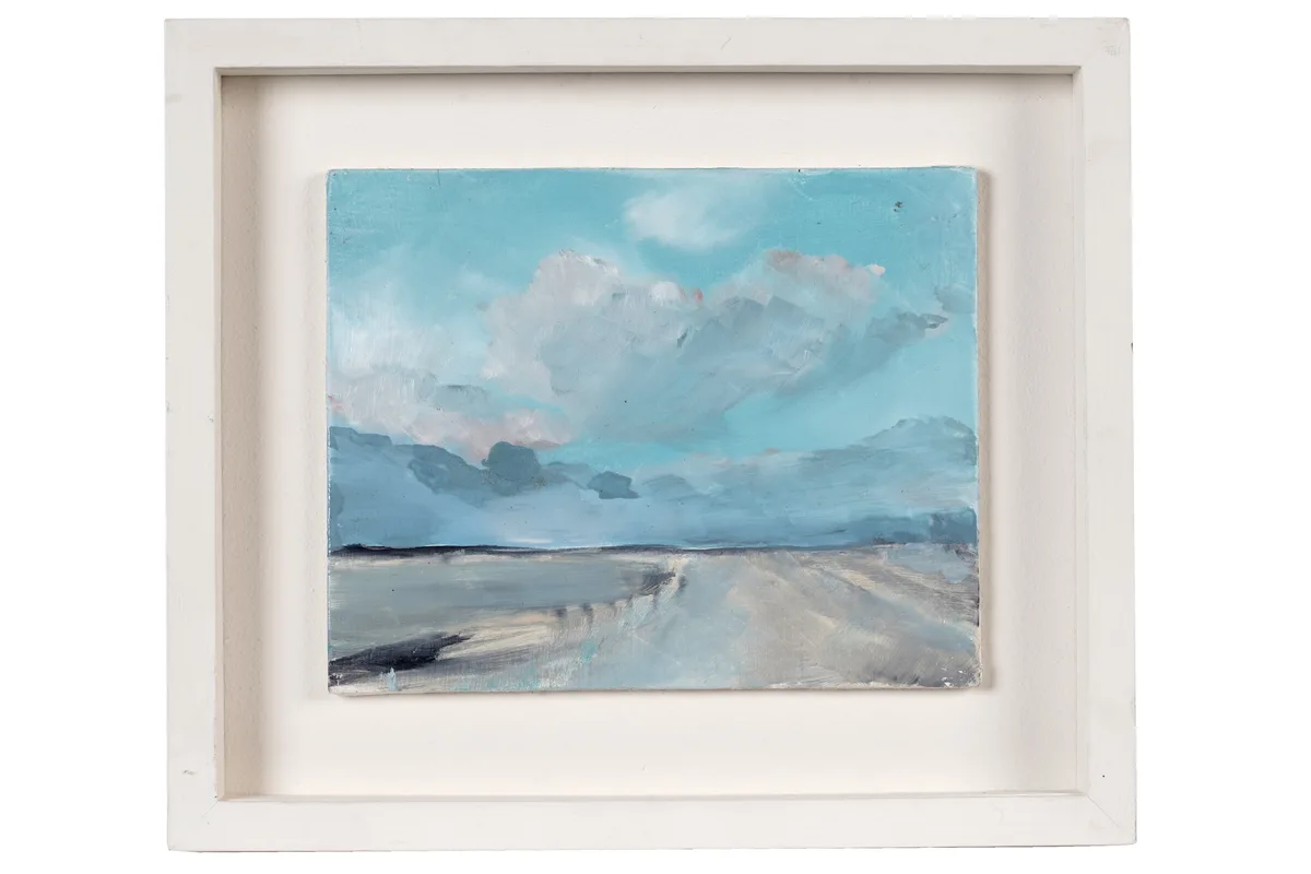 Fiona Roberts, Light Wind, oil on board