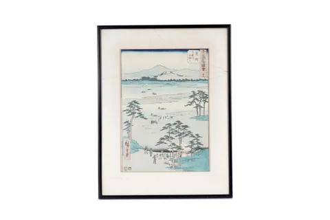 Utagawa Hiroshige, Mitsuke, woodblock print