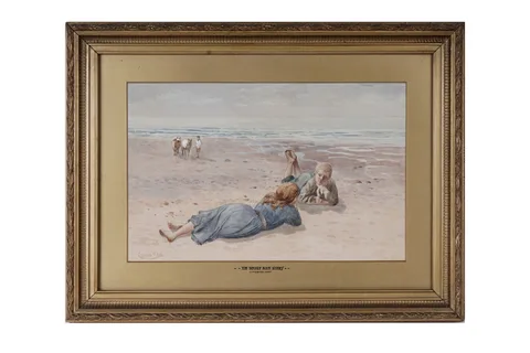 The Donkey Boys Story by William Cossens Way, watercolour, sold Dec 2024